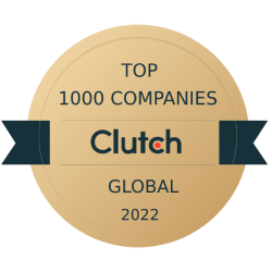 clutch top 1000 companies global 2022 award