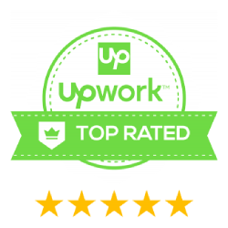 upwork top rated company award